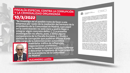 Menciones de Luzón a Ayuso Menciones de Luzón a Ayuso