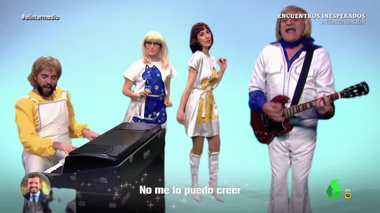 "Mamma mía, cómo está el PP, vaya nido de serpientes": Wyoming, Dani Mateo, Thais Villas y Cristina Gallego protagonizan 'GenABBA 13' "Mamma mía, cómo está el PP, vaya nido de serpientes": Wyoming, Dani Mateo, Thais Villas y Cristina Gallego protagonizan 'GenABBA 13'