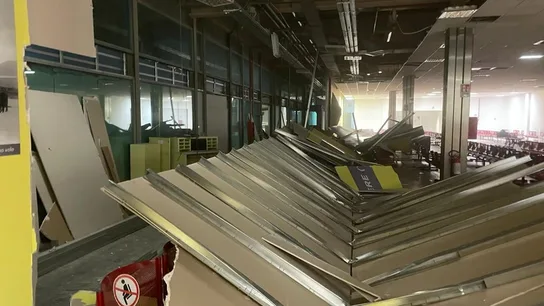 Daños en el aeropuerto de Palermo Plan de emergencia