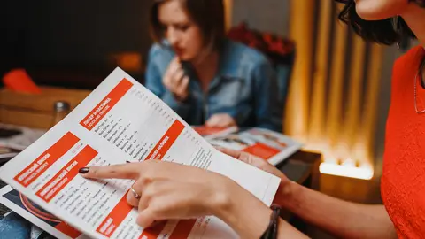 Menú del día/carta de un restaurante Menú del día/carta de un restaurante