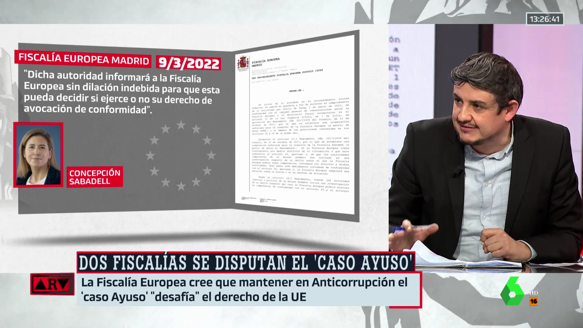 Choque de Fiscalías por el 'caso Ayuso': laSexta accede al cruce de documentos