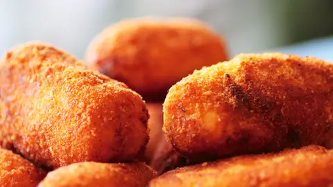 Imagen de archivo de croquetas Imagen de archivo de croquetas