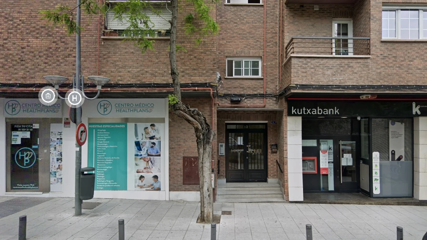 El portal en el que han ocurrido los hechos, en Las Rozas El portal en el que han ocurrido los hechos, en Las Rozas
