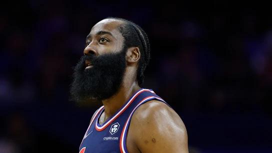 James Harden, con los Sixers James Harden, con los Sixers