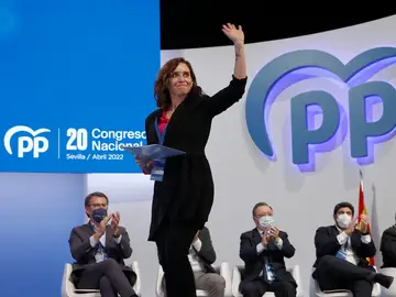 Isabel Díaz Ayuso, durante el Congreso del PP