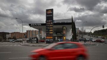 Una gasolinera Repsol