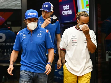 Fernando Alonso y Lewis Hamilton Fernando Alonso y Lewis Hamilton