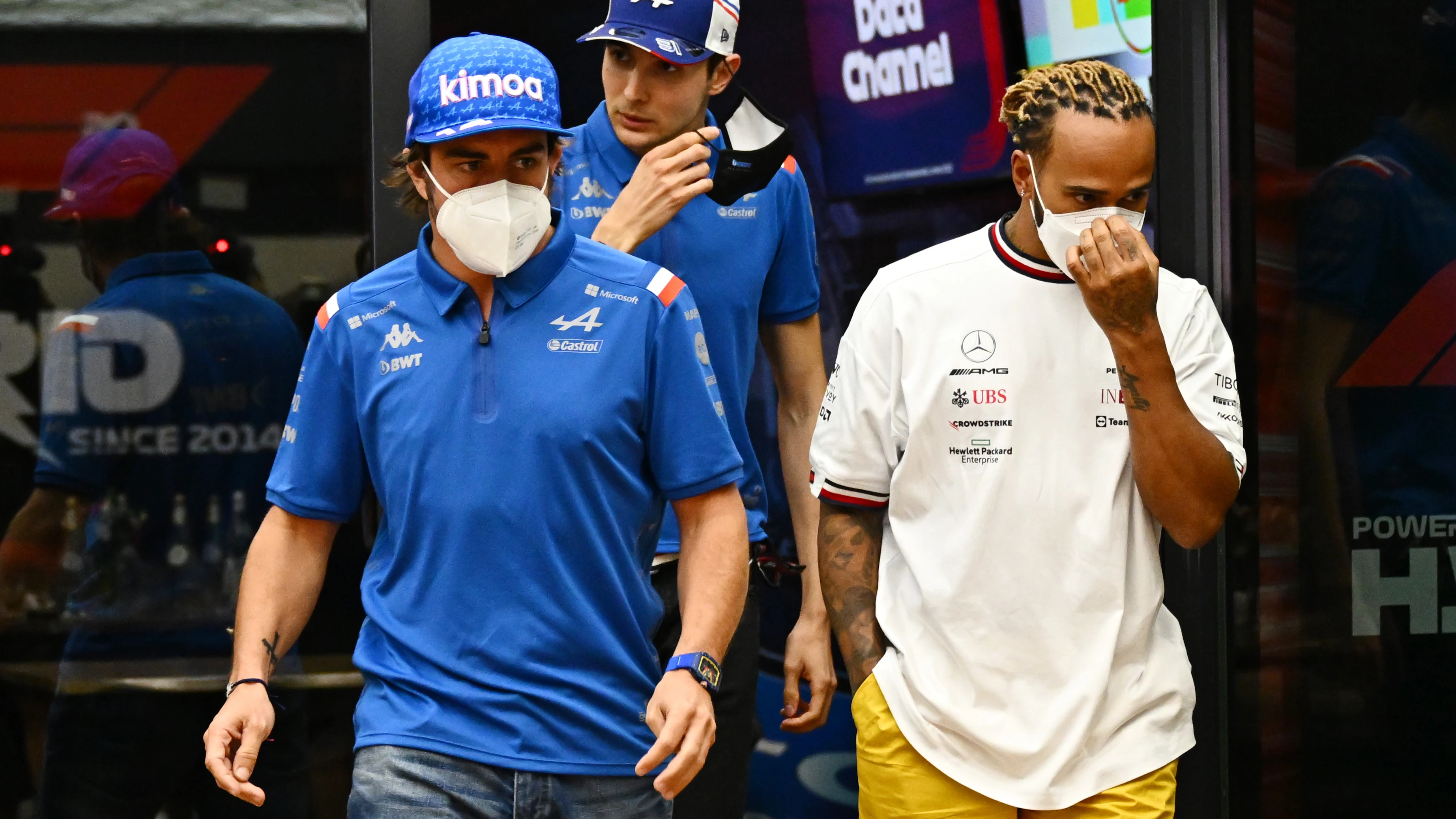 Fernando Alonso y Lewis Hamilton