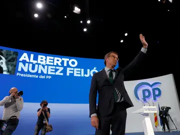 El nuevo presidente del PP, Alberto Núñez Feijóo.