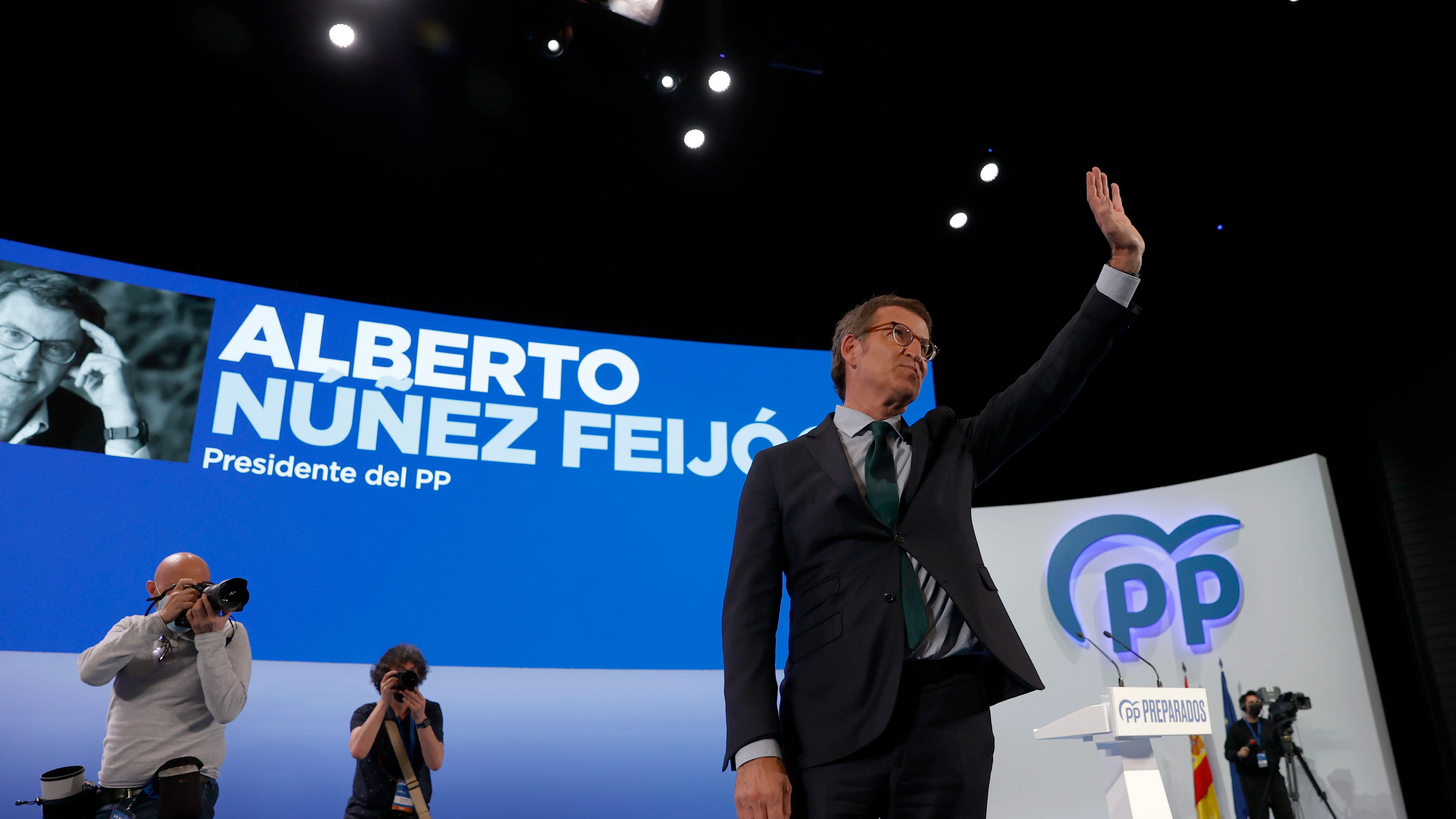 El nuevo presidente del PP, Alberto Núñez Feijóo.