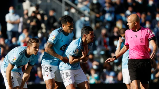 El Celta protesta González Fuertes El Celta protesta González Fuertes