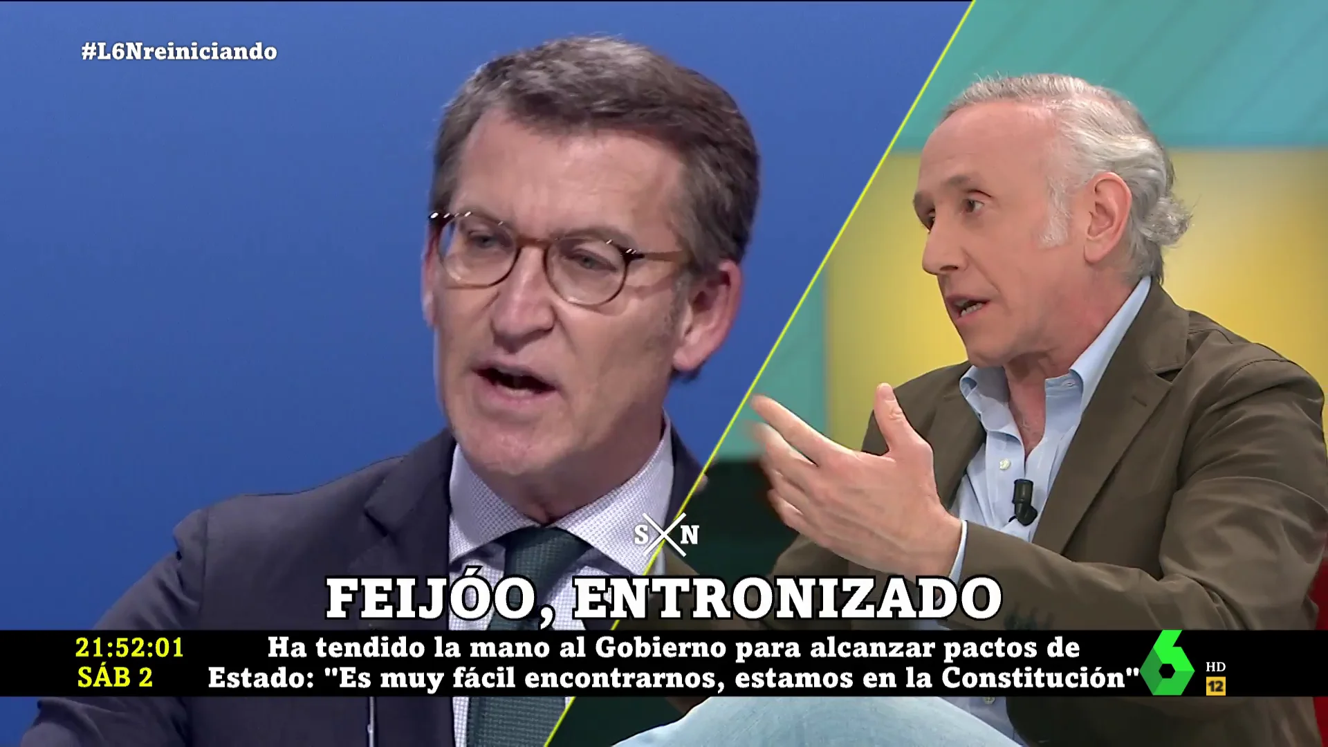 EDUARDO INDA SOBRE CASADO Y FEIJÓO