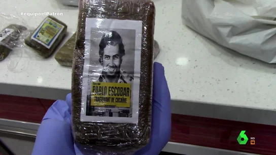 Droga con el logo de Pablo Escobar Droga con el logo de Pablo Escobar