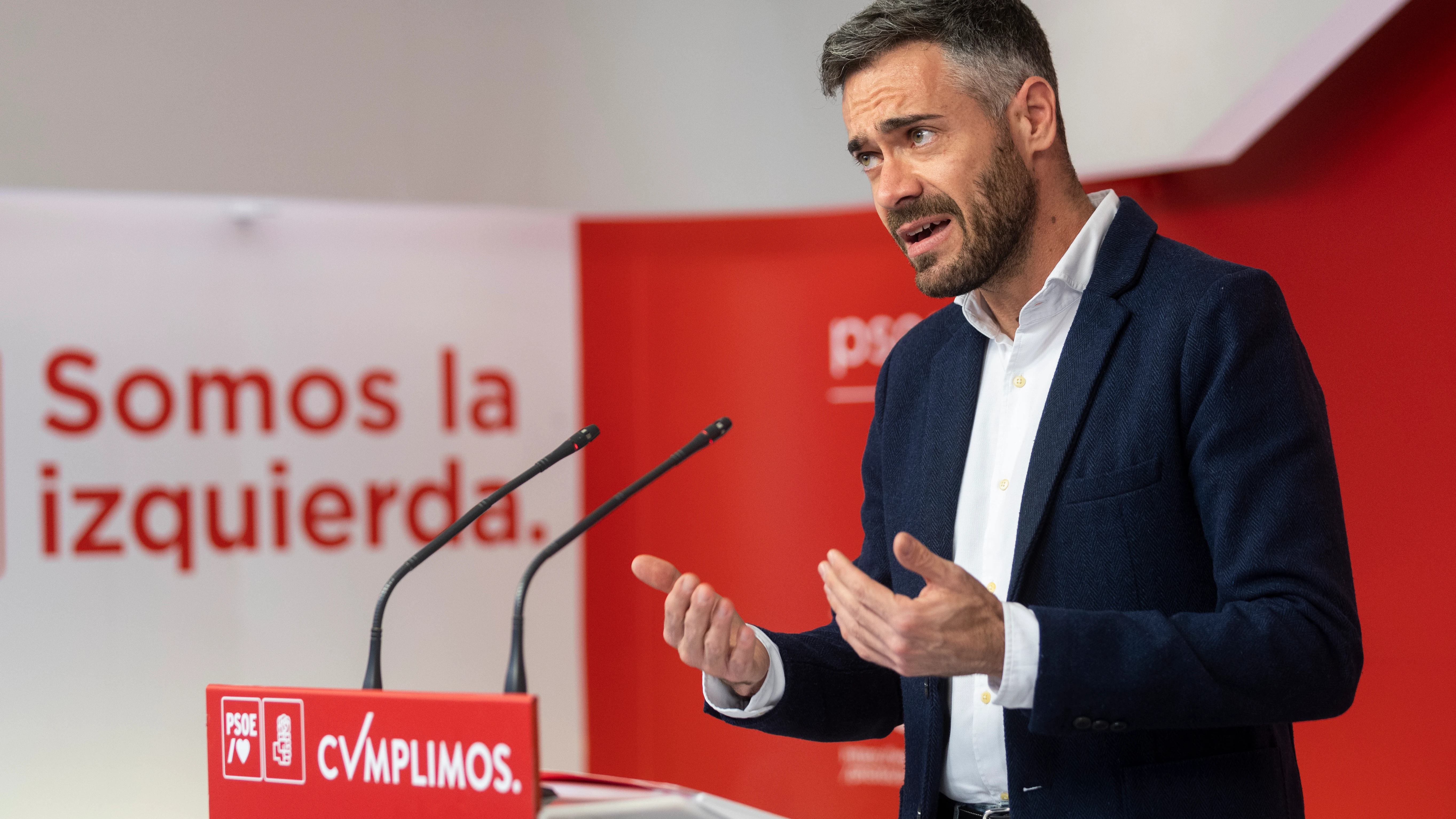 El portavoz de la CEF del PSOE, Felipe Sicilia