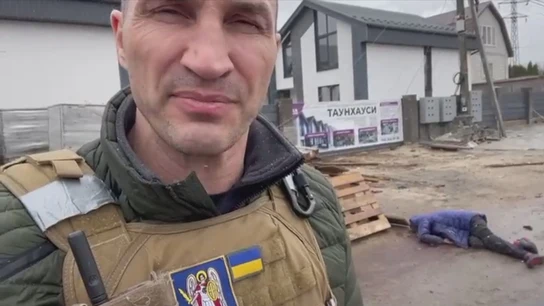 Klitschko se graba junto a los cadáveres de Bucha: "Lo que ha sucedido es un genocidio" Klitschko se graba junto a los cadáveres de Bucha: "Lo que ha sucedido es un genocidio"