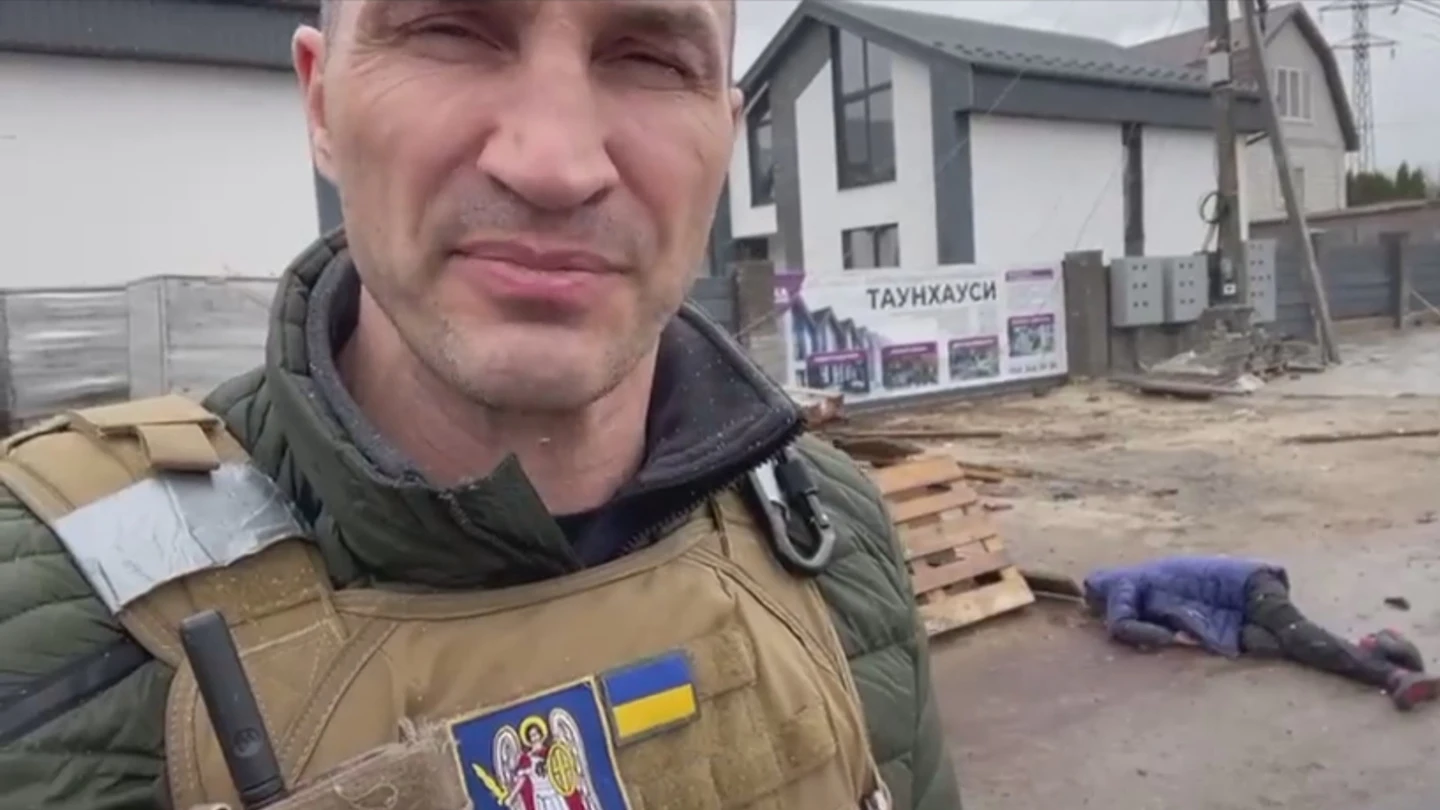 Klitschko se graba junto a los cadáveres de Bucha: "Lo que ha sucedido es un genocidio" Klitschko se graba junto a los cadáveres de Bucha: "Lo que ha sucedido es un genocidio"