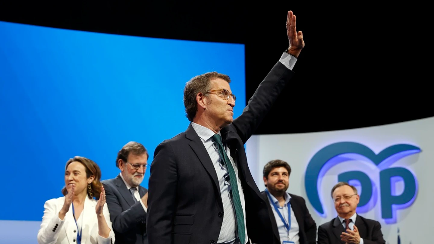 Feijóo en el Congreso del PP Feijóo en el Congreso del PP