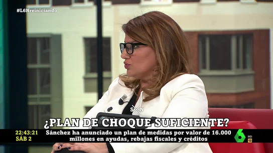 María Claver: "Tenemos el Gobierno más ineficaz, inapropiado para enfrentarse a esta gravísima situación" María Claver: "Tenemos el Gobierno más ineficaz, inapropiado para enfrentarse a esta gravísima situación"