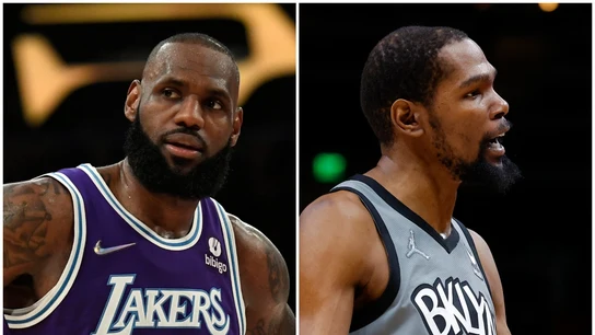 LeBron James y Kevin Durant LeBron James y Kevin Durant