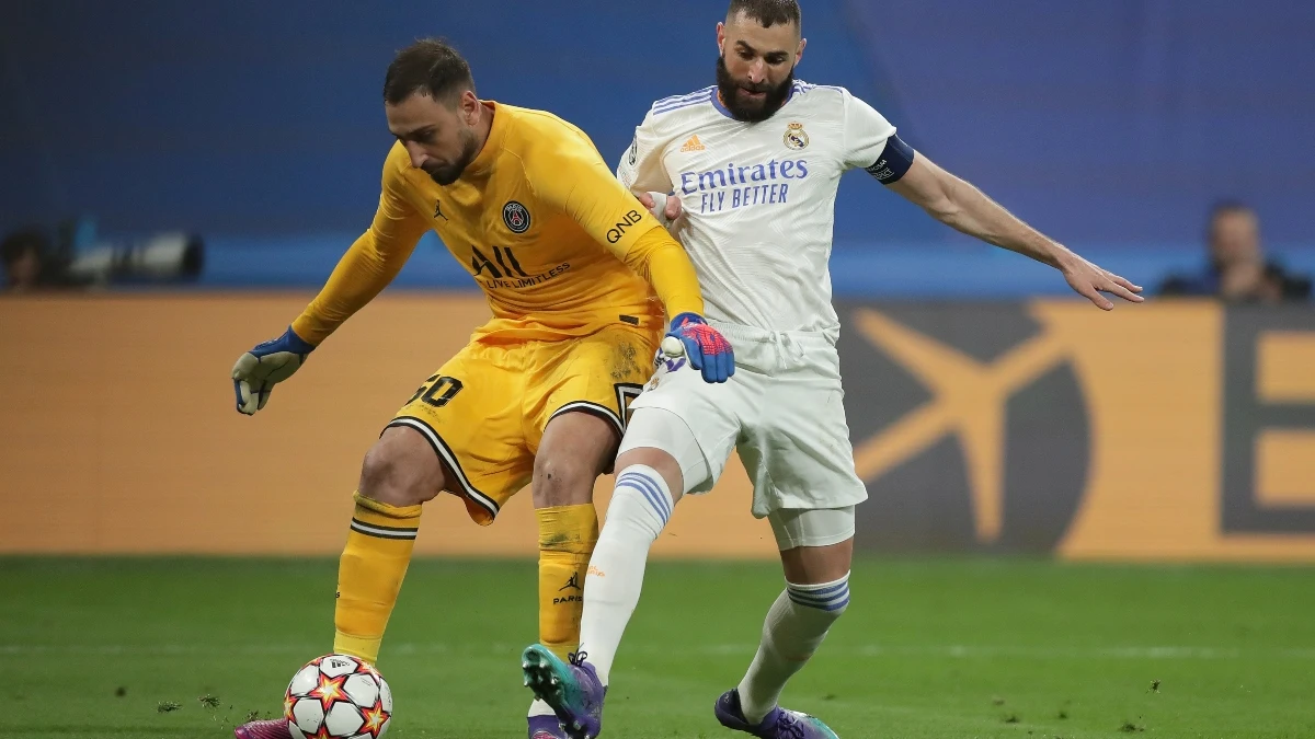 Donnarumma y Benzema en los cuartos de final de la UEFA Champions League