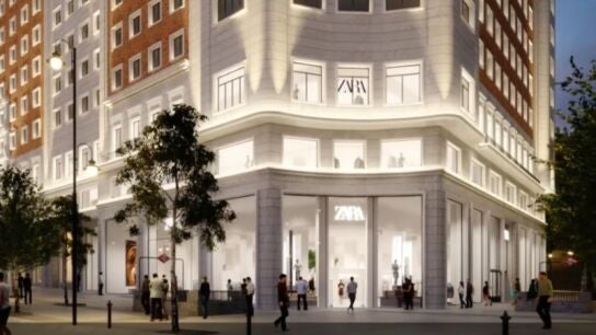 Recreaci&oacute;n de la tienda de Zara que abrir&aacute; este 8 de abril en el Edificio Espa&ntilde;a