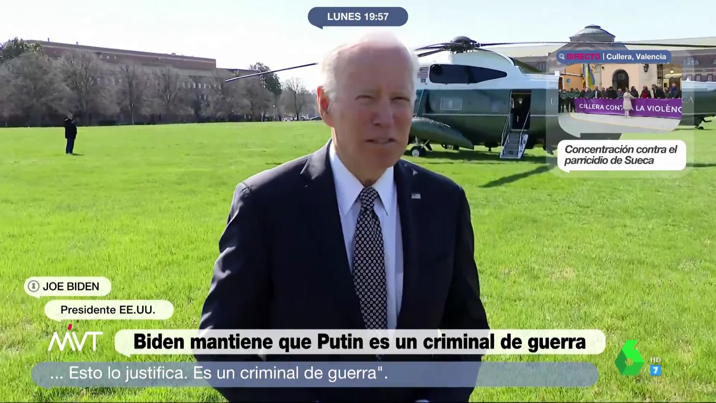 Biden reclama juzgar a Putin por crímenes de guerra mientras Zelenski pide a los medios "documentar" la masacre en Bucha Biden reclama juzgar a Putin por crímenes de guerra mientras Zelenski pide a los medios "documentar" la masacre en Bucha