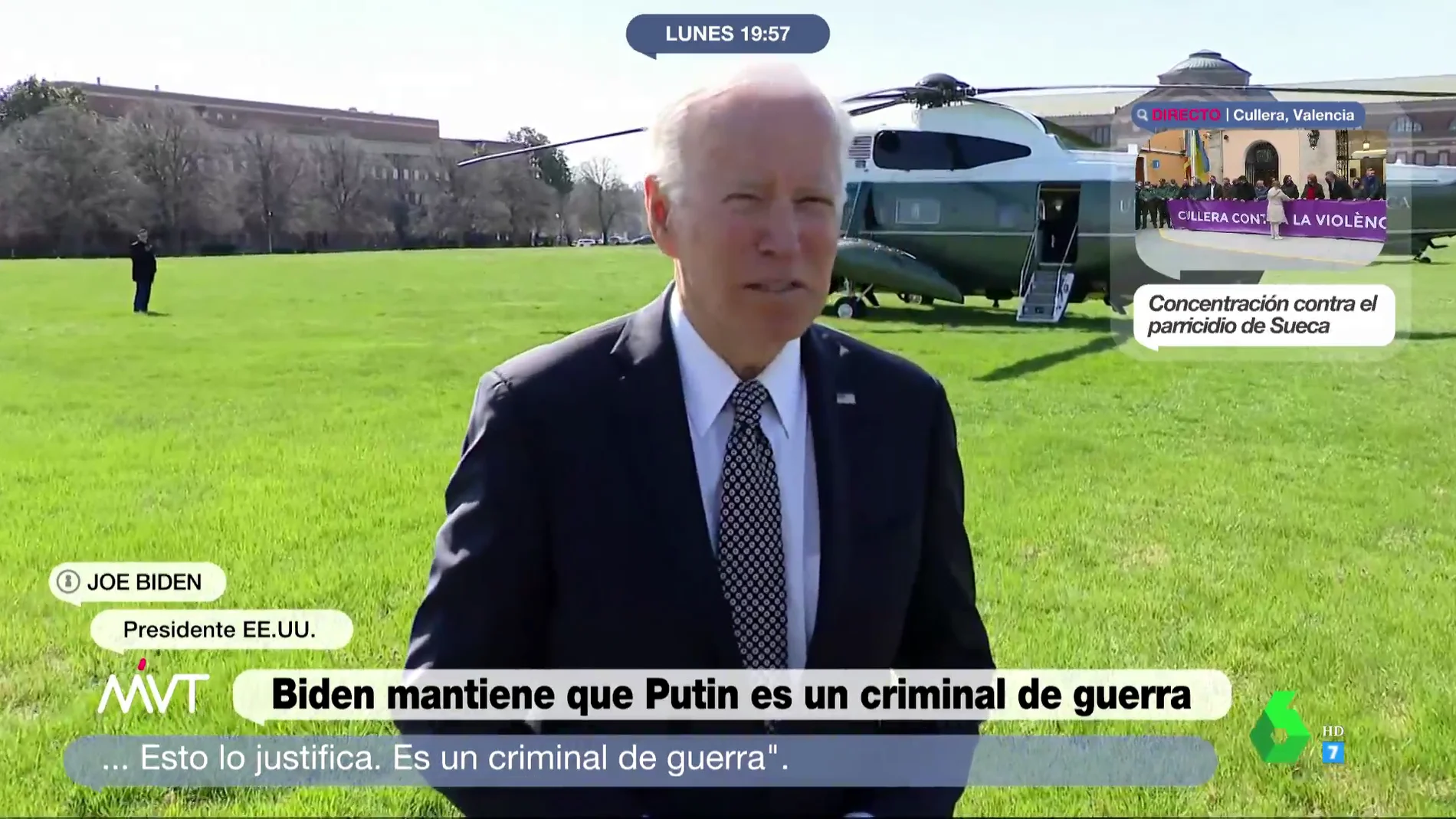 Biden reclama juzgar a Putin por crímenes de guerra mientras Zelenski pide a los medios "documentar" la masacre en Bucha