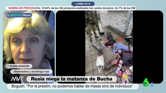 Una ciudadana rusa detalla cómo están afectando las sanciones por la guerra: "Los precios han subido un 30%, pero la población está acostumbrada" Una ciudadana rusa detalla cómo están afectando las sanciones por la guerra: "Los precios han subido un 30%, pero la población está acostumbrada"