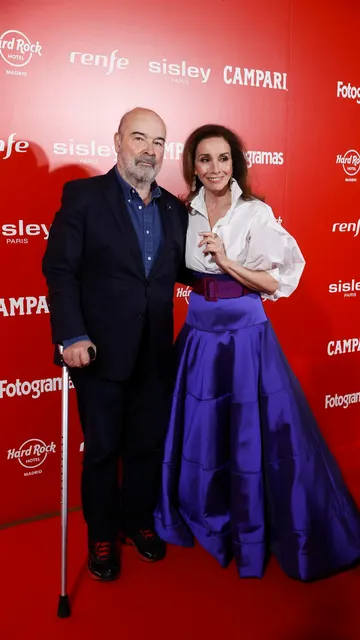 Antonio Resines y Ana Belén, en los Premios Fotogramas de Plata
