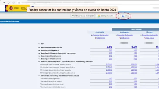 Así funciona el simulador de la Renta 2021, la herramienta de Hacienda para adelantar el resultado de la declaración Así funciona el simulador de la Renta 2021, la herramienta de Hacienda para adelantar el resultado de la declaración