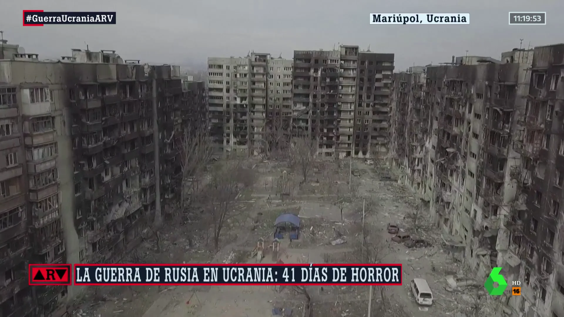 La devastación a vista de dron: el 80% de la ciudad de Mariúpol ha quedado destrozada tras los ataques rusos