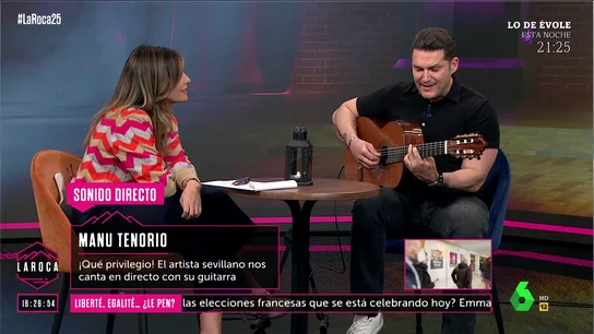 Manu Tenorio actúa en La Roca Manu Tenorio actúa en La Roca