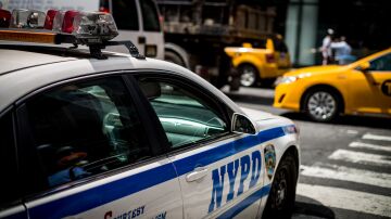 Imagen de un coche de policía en Nueva York.