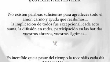 El mensaje que ha publicado la familia en redes sociales