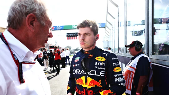 Helmut Marko y Max Verstappen Helmut Marko y Max Verstappen