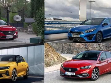 Peugeot 308, Kia Ceed, Opel Astra y SEAT León Peugeot 308, Kia Ceed, Opel Astra y SEAT León