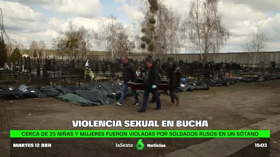 Cerca de 25 niñas y mujeres fueron violadas por soldados rusos en un sótano en Bucha Violencia sexual