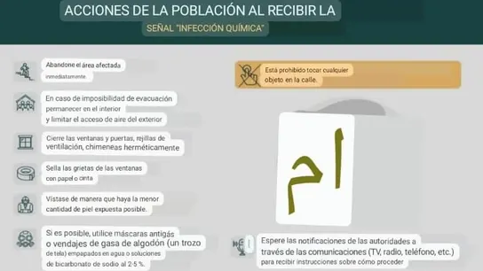 La guía de Ucrania para actuar en caso de ataque con armas químicas La guía de Ucrania para actuar en caso de ataque con armas químicas