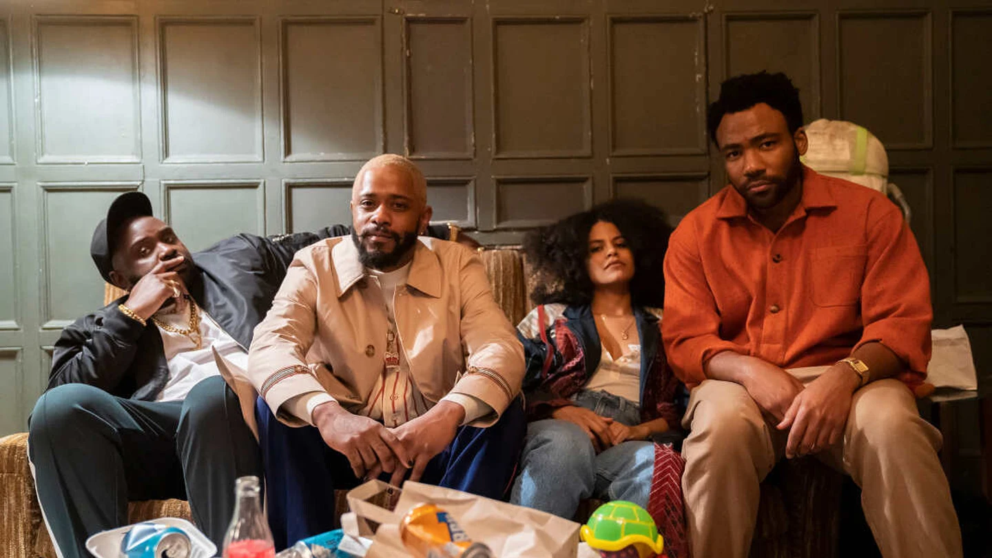 Estos son los protagonistas de 'Atlanta' con Donald Glover a la derecha de la imagen. Estos son los protagonistas de 'Atlanta' con Donald Glover a la derecha de la imagen.