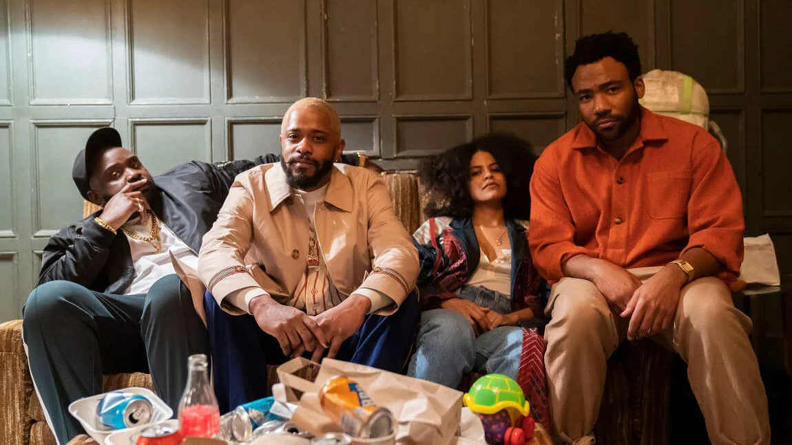 Estos son los protagonistas de 'Atlanta' con Donald Glover a la derecha de la imagen.