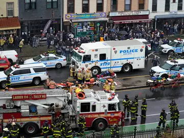 Al menos 13 heridos en un tiroteo en un andén del metro de Brooklyn (Nueva York)