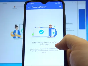 Enlazar móvil y PC Enlazar móvil y PC