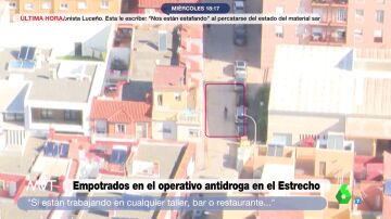 Narcolanchas, narcopisos, vigilantes... así se ve el narcotráfico La Línea de la Concepción desde el aire