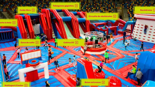 Las atracciones de Big Jump Park Las atracciones de Big Jump Park