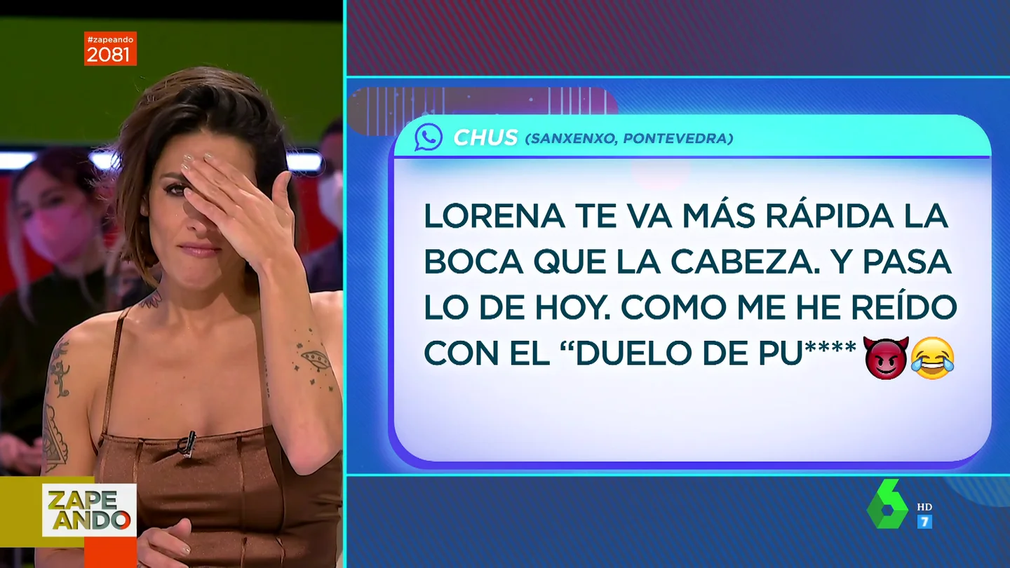 Lorena Castell comete "la peor equivocación de la historia de Zapeando": así reacciona el plató cuando habla de "put*****" Lorena Castell comete "la peor equivocación de la historia de Zapeando": así reacciona el plató cuando habla de "put*****"