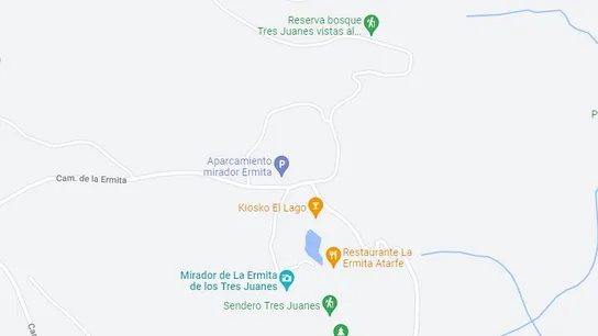 Zona aproximada en la que se ha localizado el cadáver de un hombre Zona aproximada en la que se ha localizado el cadáver de un hombre