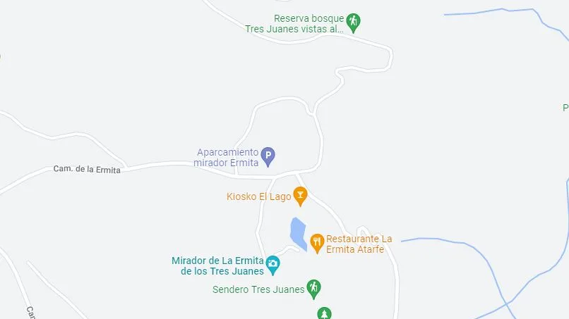 Zona aproximada en la que se ha localizado el cadáver de un hombre