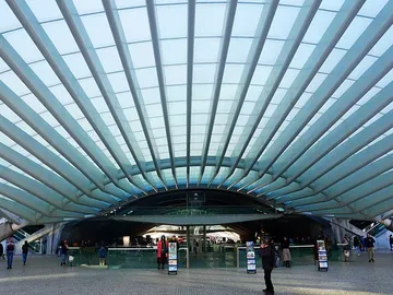Así es la estación de Oriente de Lisboa, una de las más impresionantes del mundo Así es la estación de Oriente de Lisboa, una de las más impresionantes del mundo