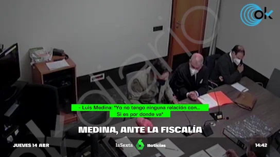 Luis Medina negó ante el fiscal tener "ninguna relación" con Almeida Luis Medina negó ante el fiscal tener "ninguna relación" con Almeida