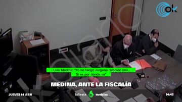 Luis Medina negó ante el fiscal tener "ninguna relación" con Almeida